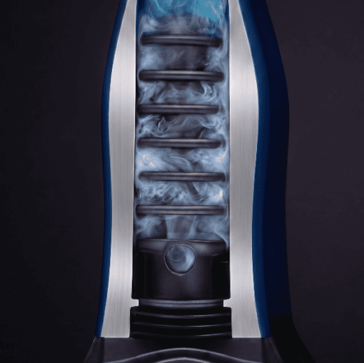 The Maze-X Pipe by Weedgets, a sleek and innovative waterless smoking device designed for everyday smokers, featuring a unique maze-like internal structure that cools and filters smoke for a smoother, cleaner hit. Ideal for enhancing your smoking experience with functional aesthetics, this pipe showcases a modern design perfect for any collection, available at Cannabox.