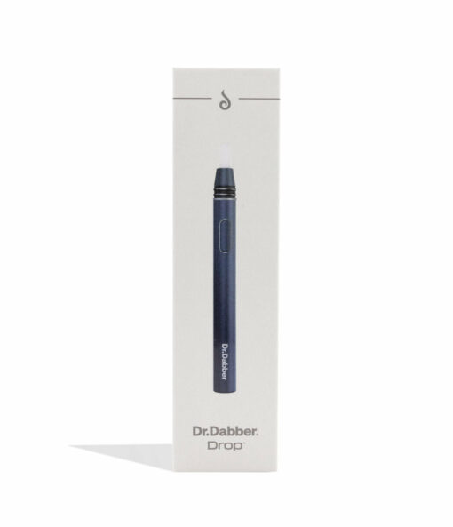 Dr. Dabber Drop Hot Knife with sleek design and USB-C charging cable, showcasing its precision tip and magnetic cap for portable concentrate loading.