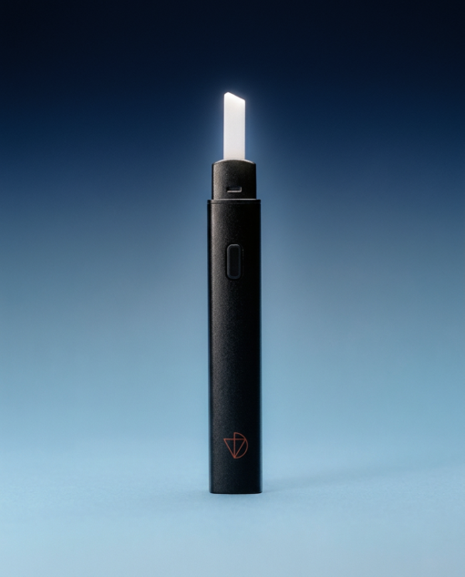 DaVinci Hot Knife electric dab tool with sleek design and intuitive controls, perfect for efficiently delivering concentrates.