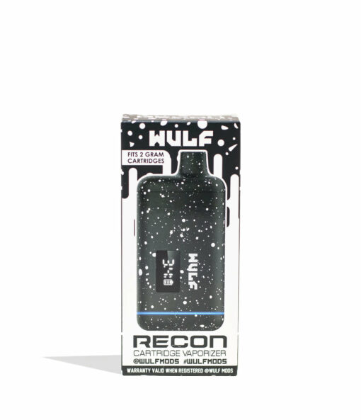 Wulf Mods Recon 510 Thread Battery showcasing its sleek design, LED display, and USB-C charging port, available in multiple colors.