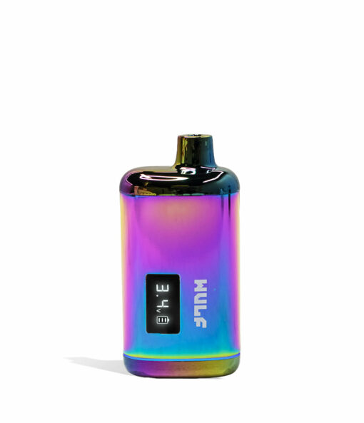 Wulf Mods Recon 510 Thread Battery showcasing its sleek design, LED display, and USB-C charging port, available in multiple colors.