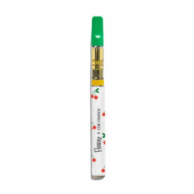 Edie Parker Mini Autodraw Battery Wand showcasing its sleek design and compact size, perfect for discreet vaping on the go. - Cherry