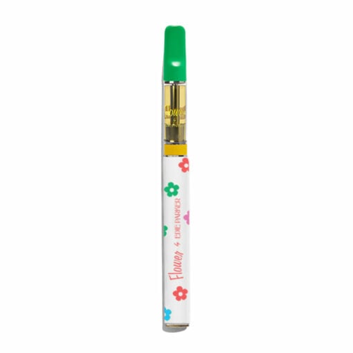 Edie Parker Mini Autodraw Battery Wand showcasing its sleek design and compact size, perfect for discreet vaping on the go. - Rainbow