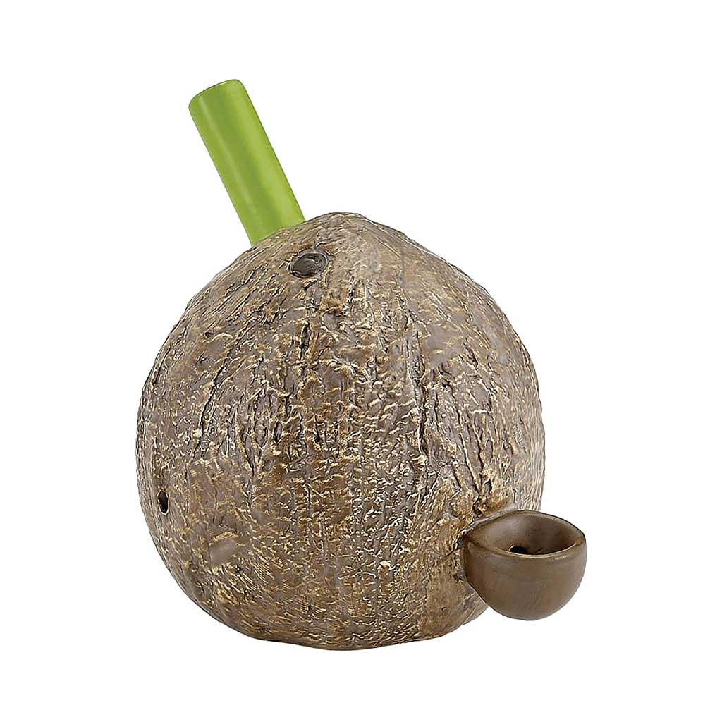 Premium Coconut Pipe from Fashioncraft, showcasing its unique design and high-quality craftsmanship, perfect for everyday smoking. - Coconut