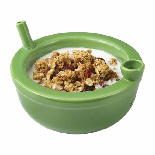 Cereal Bowl Pipe - Roast & Toast featuring a unique cereal bowl design, crafted from high-quality materials for a durable and stylish smoking experience.