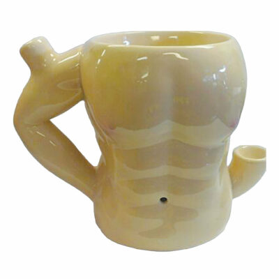 SIX PACK ABS PREMIUM ROAST & TOAST PIPE MUG showcasing its unique design and functionality for smoking enthusiasts. - Six Pack Abs