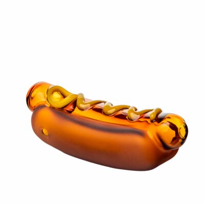 Hot Dog Glass Hand Pipe