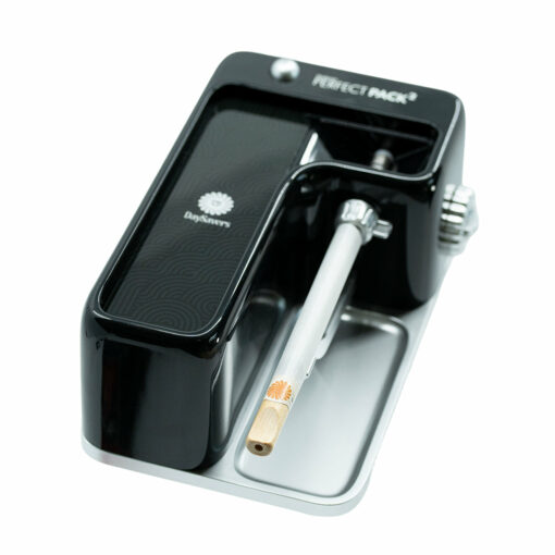 DaySavers Perfect Pack 2 Filling Machine showcasing its sleek design and portable convenience for effortless joint filling.