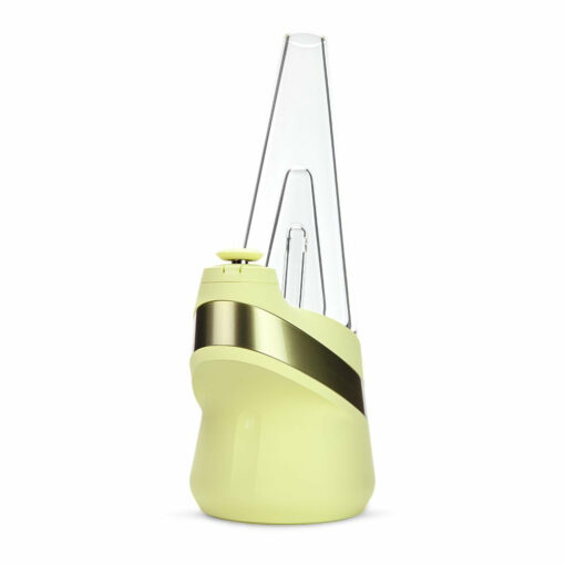 Puffco New Peak Smart eRig in Zest color showcasing sleek design and advanced technology for optimal smoking experience.