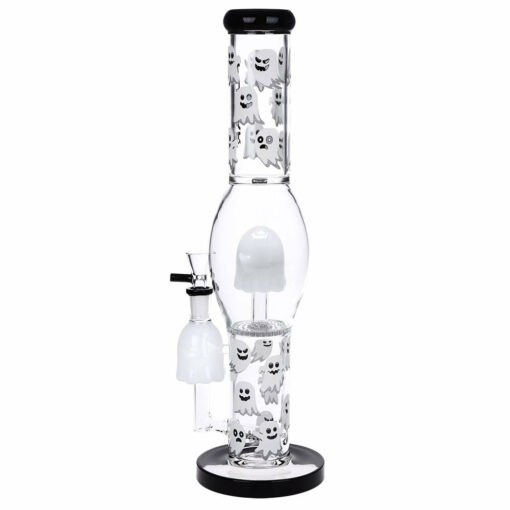 Pulsar Glow In the Dark "Ghosty" Glass Water Pipe - Image 2