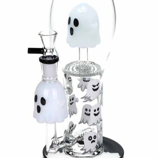 Pulsar Glow In the Dark "Ghosty" Glass Water Pipe - Image 3