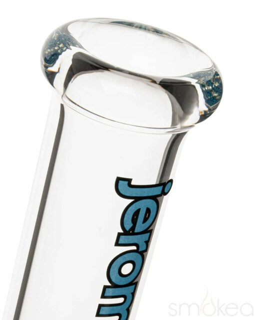 Jerome Baker EVO Straight Bong featuring a sleek design that merges style with functionality, showcasing its premium craftsmanship and durable build for an exceptional smoking experience, available at Cannabox.