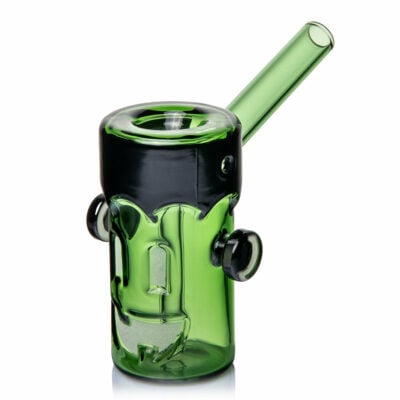 MJ Arsenal Frankenbubbler with vibrant full-color design and glow-in-the-dark face, showcasing its unique Halloween theme and water filtration feature. - Default Title