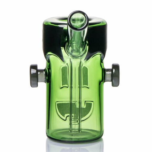 MJ Arsenal Frankenbubbler with vibrant full-color design and glow-in-the-dark face, showcasing its unique Halloween theme and water filtration feature.