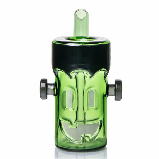 MJ Arsenal Frankenbubbler with vibrant full-color design and glow-in-the-dark face, showcasing its unique Halloween theme and water filtration feature.