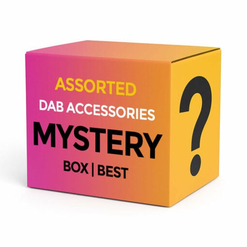 A variety of premium dab accessories including tools, containers, and more, all presented in an enticing mystery box from Cannabox. - BEST