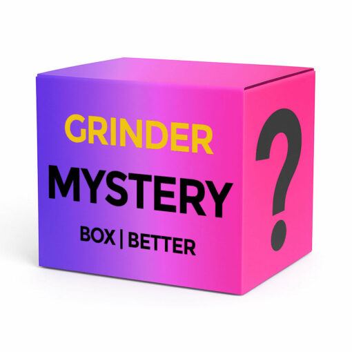 A beautifully arranged Grinder Mystery Box featuring various high-quality grinders, showcasing their functional design and vibrant colors. - BETTER