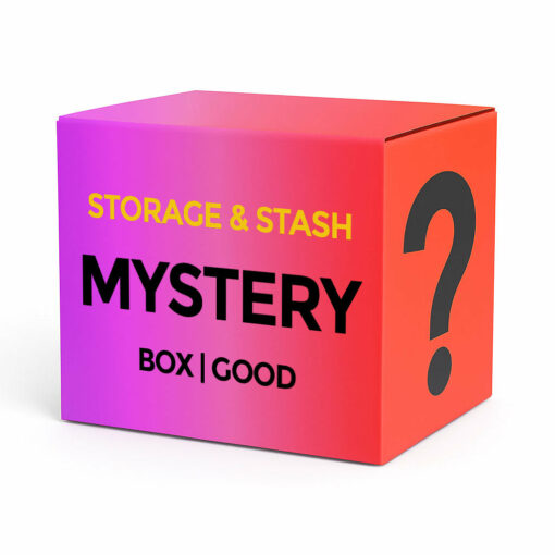 A beautifully designed STORAGE & STASH MYSTERY BOX showcasing premium materials and a sleek aesthetic, perfect for everyday smokers. - GOOD