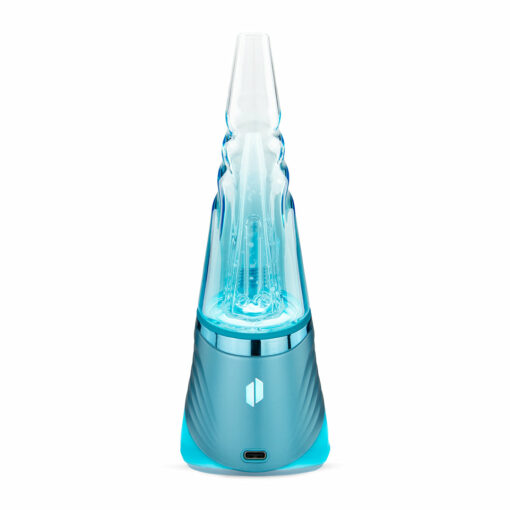 Puffco Peak Pro 3DXL in Glacier color showcasing its sleek design and advanced features for optimal dabbing experience.