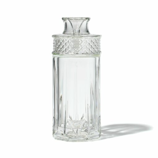 NWTN Home Highball Gravity Water Pipe showcasing elegant design and functionality, made from durable borosilicate glass for everyday smoking. - Clear